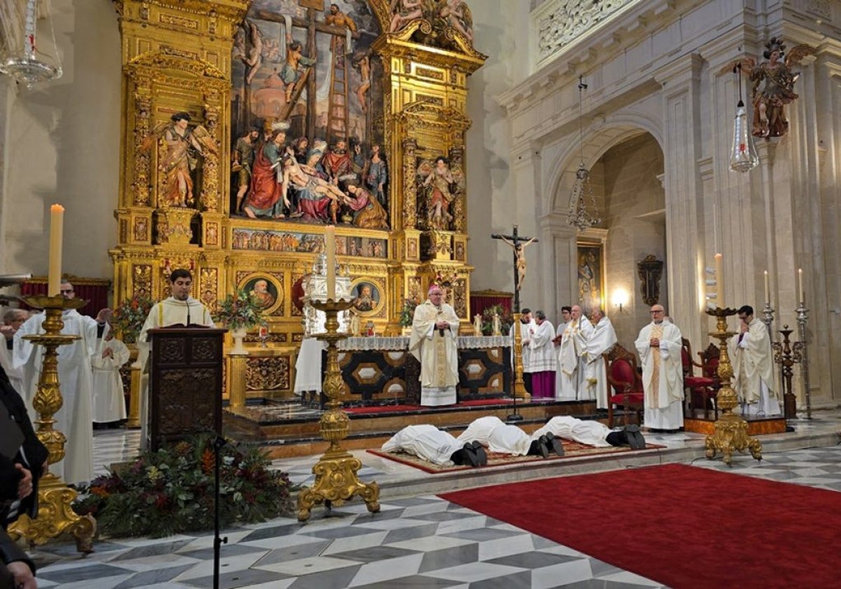 Nicolás Durán, José Manuel Marín y Juan Antonio Ceballos son los tres nuevos diáconos permanentes con los que cuenta la Archidiócesis de Sevilla