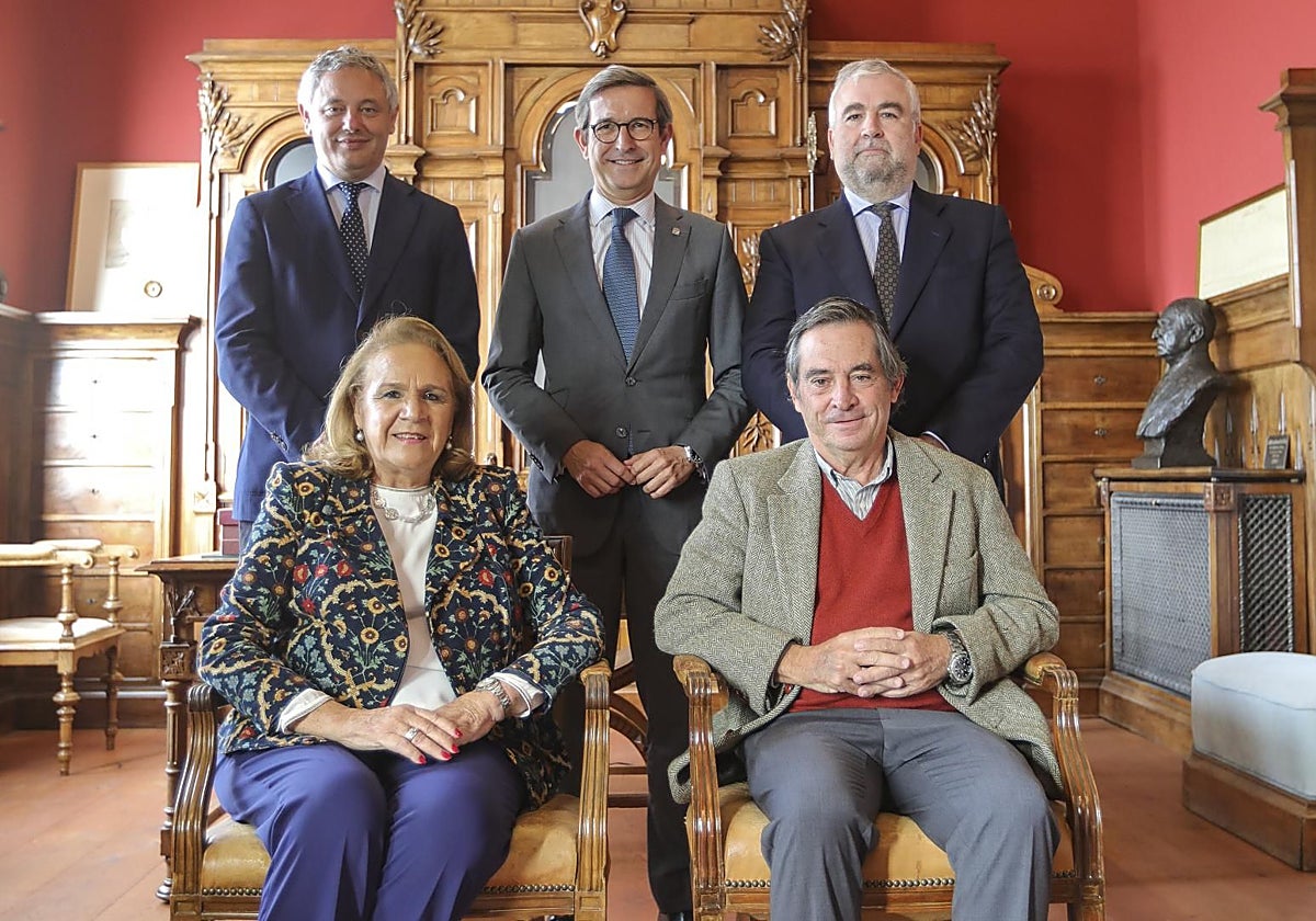 Alberto García Reyes, Jorge Paradela Gutiérrez, César Hornero Méndez, Concha Yoldi García y Joaquín Fernández Vial