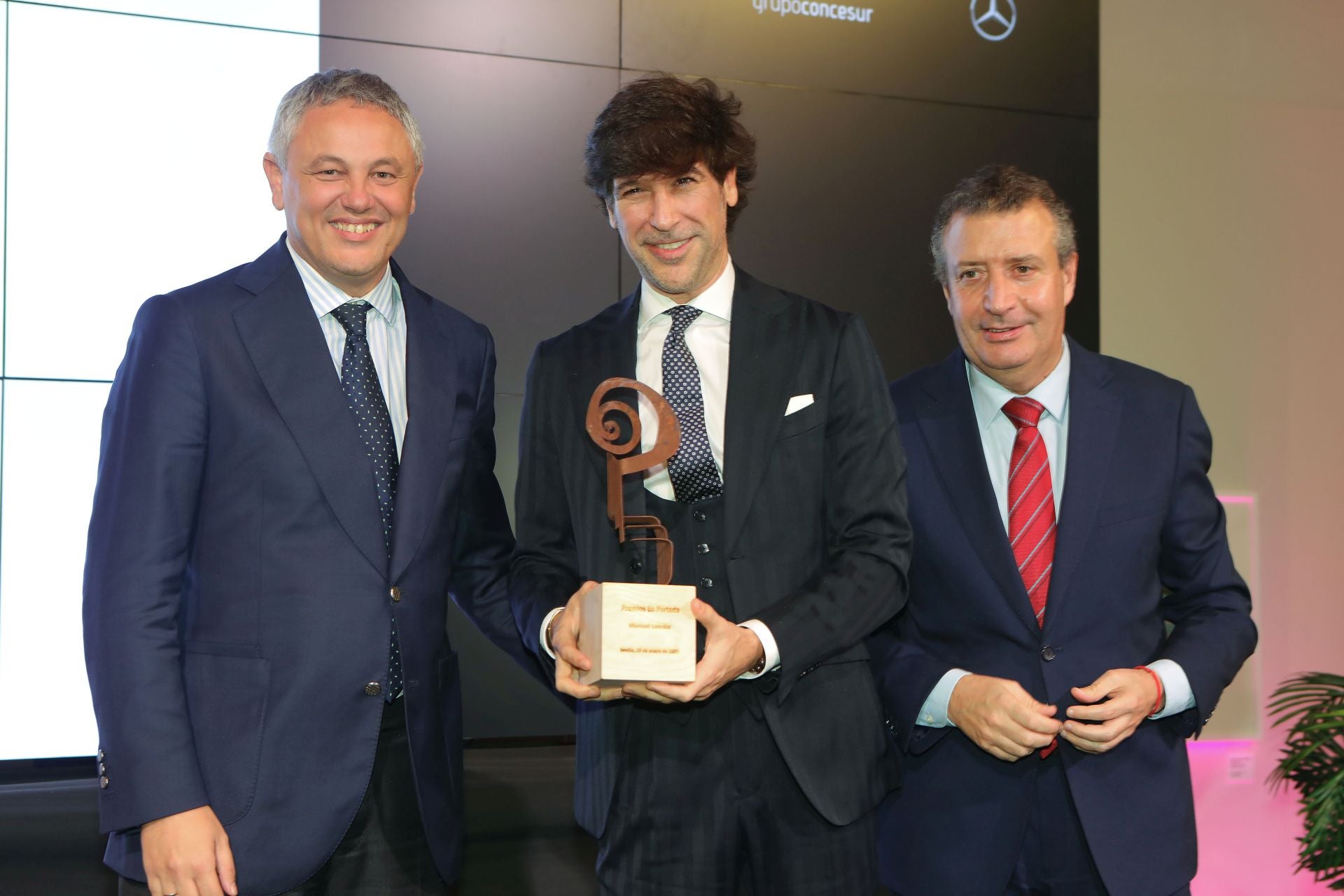 Alberto García Reyes, Manuel Lombo y Javier Fernández de los Ríos