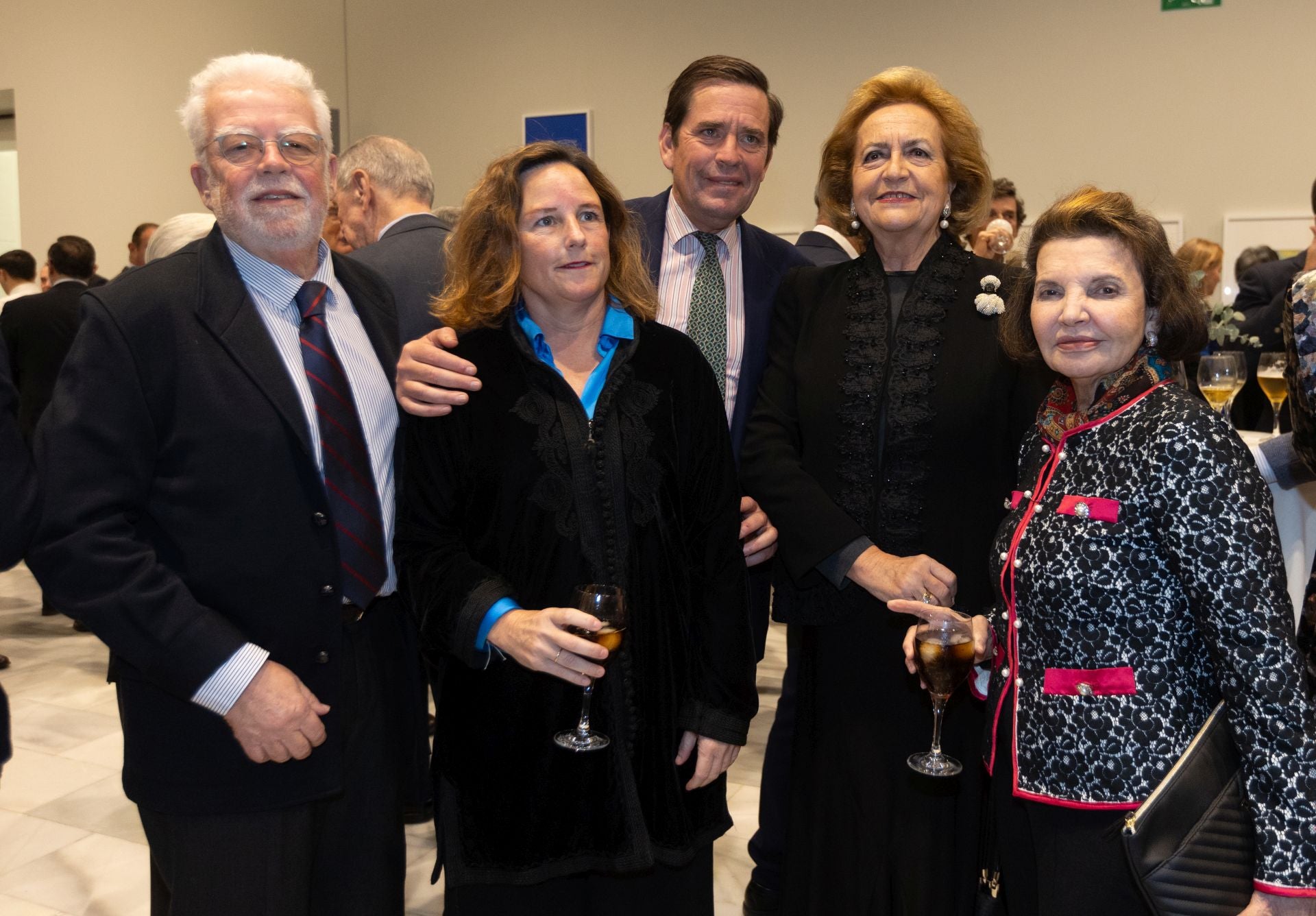 Ricardo Serra, Carmen Escudero, Eduardo Dávila, Carmen Cobo e Isabel Herce