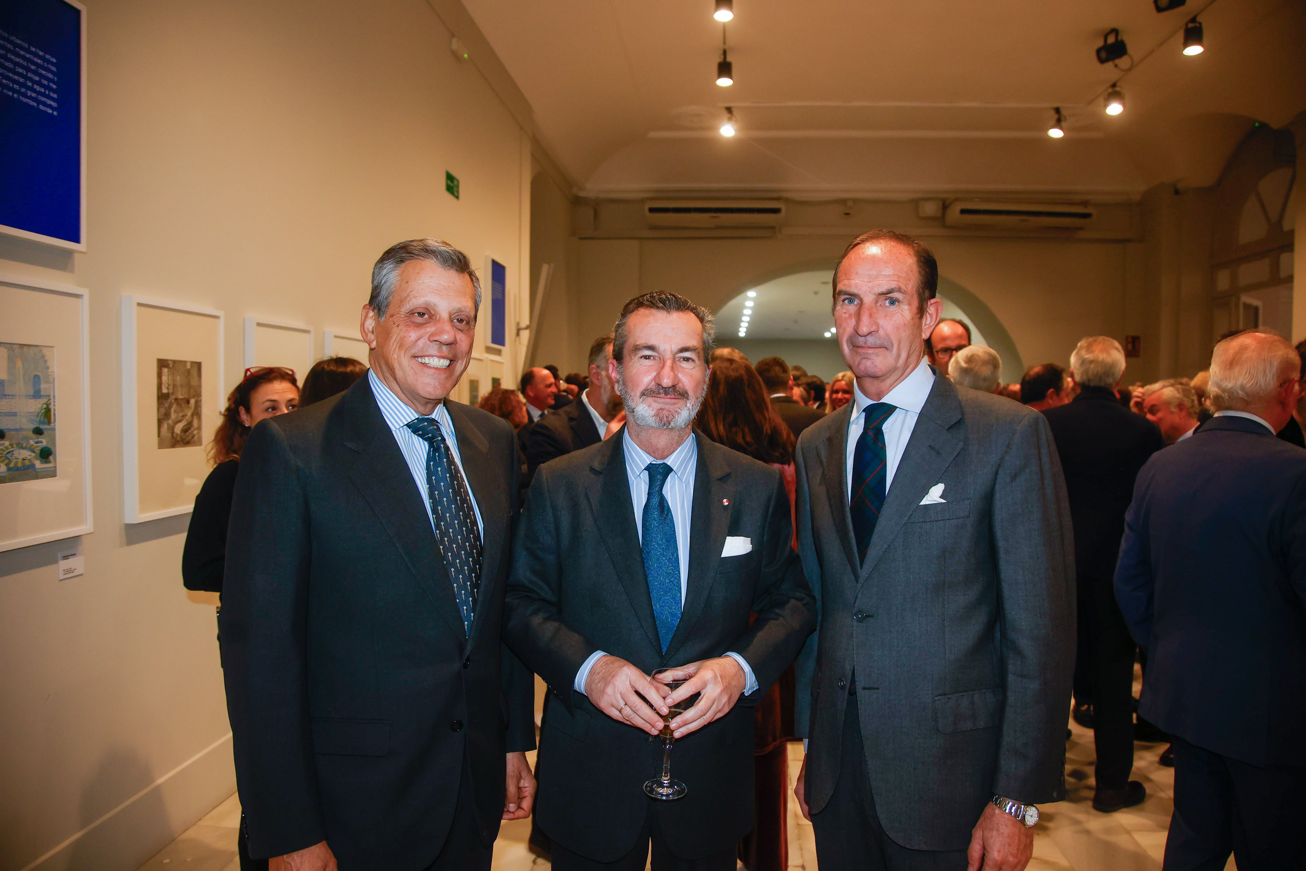 Patricio Román, Marcelo Maestre y Salvador Molina