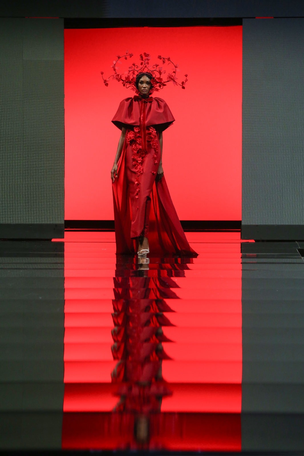 Desfile de Javier García, este viernes en Simof