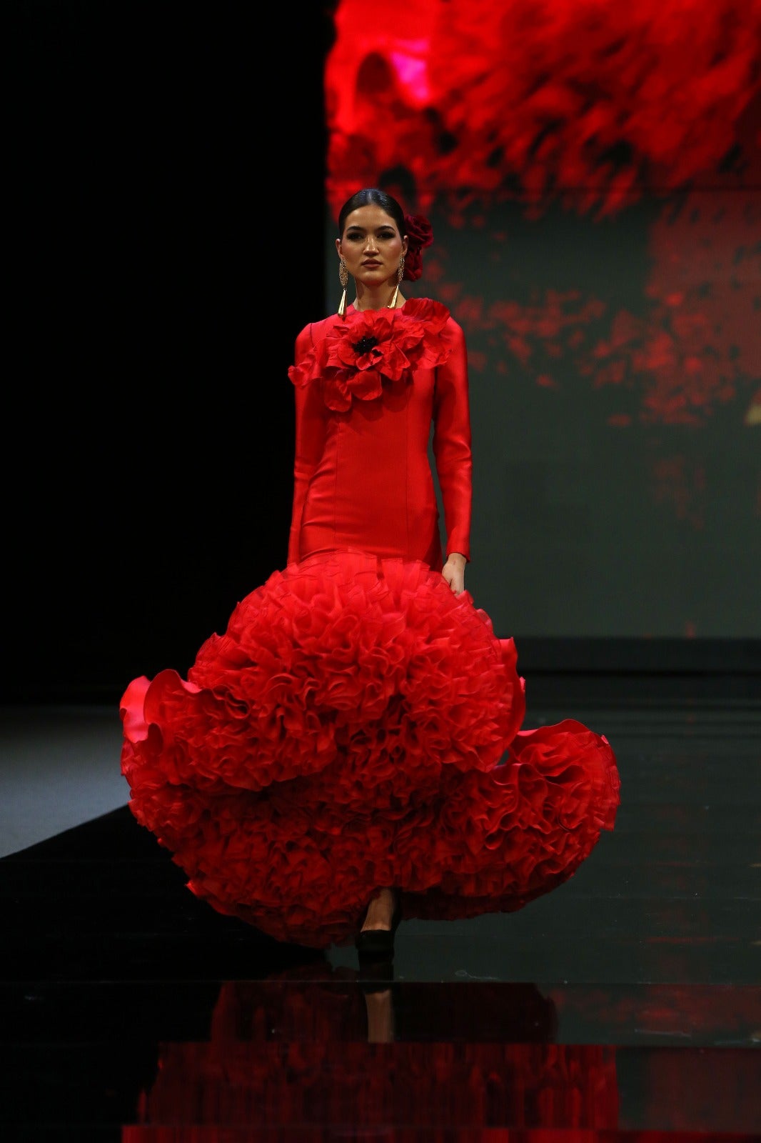 Detalle del desfile de Juan Hurtado Revidiego