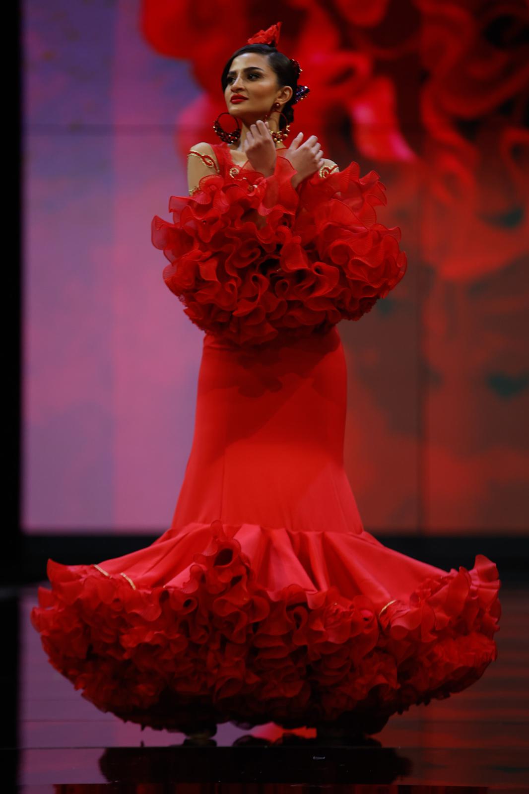 Detalle del desfile del Málaga de Moda en SIMOF 2025