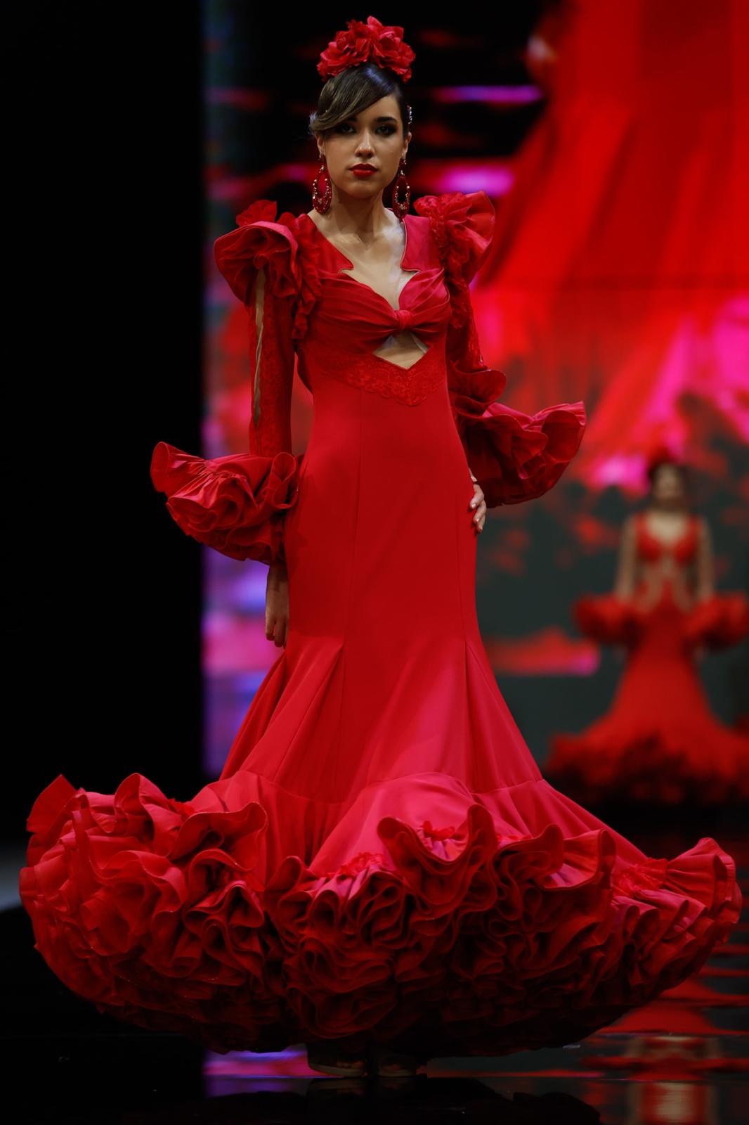 Detalle del desfile del Málaga de Moda en SIMOF 2025