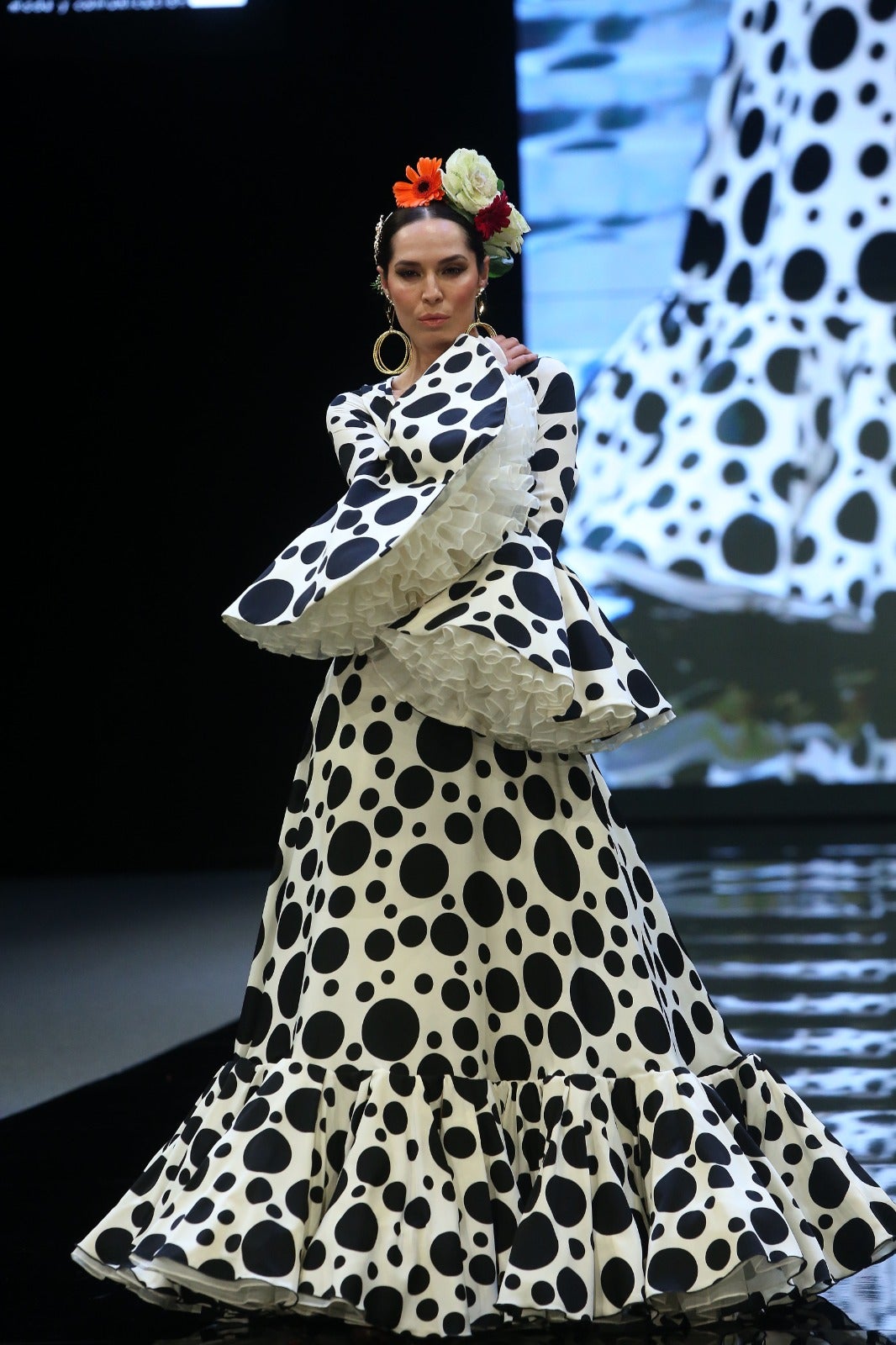 Detalle del desfile de Raquel Bollo