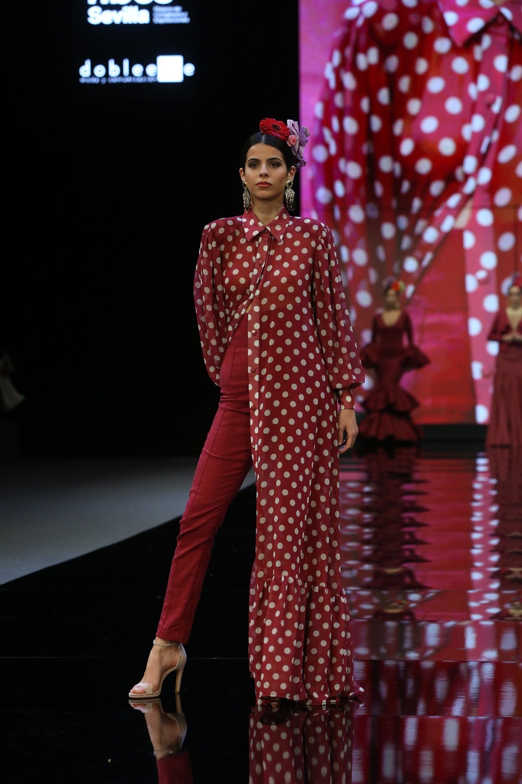 Detalle del desfile de Raquel Bollo