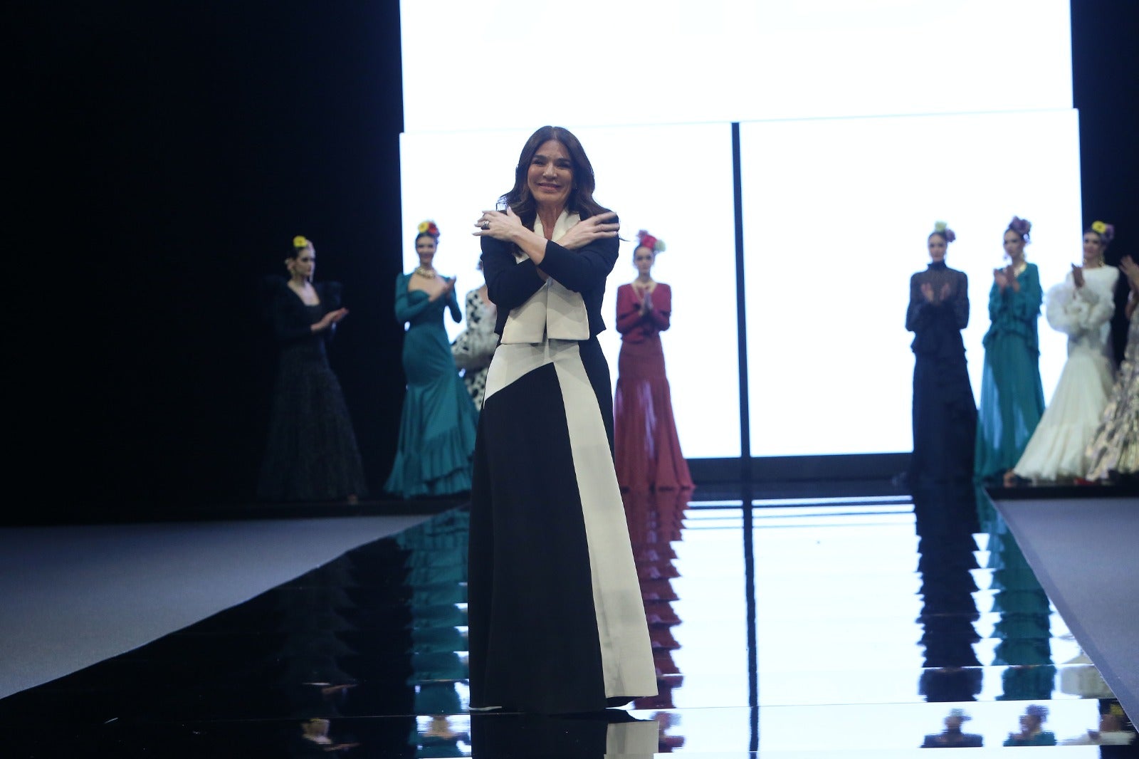 Detalle del desfile de Raquel Bollo