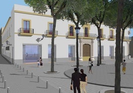 Las obras del Pumarejo de Sevilla integrarán la plaza en el eje cultural y turístico de la calle San Luis