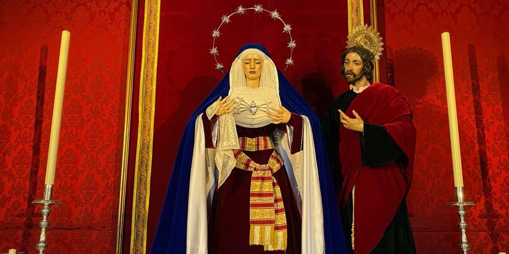 La Virgen de Gracia y Amparo de Los Javieres regresa a la parroquia de Omnium Sanctorum de Sevilla