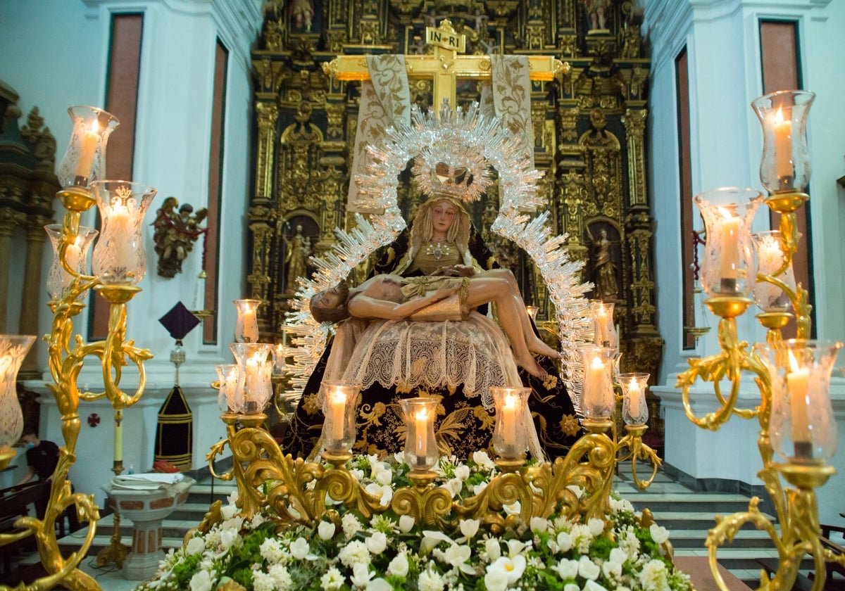 La Quinta Angustia de Osuna presidirá el vía crucis de las cofradías de la localidad