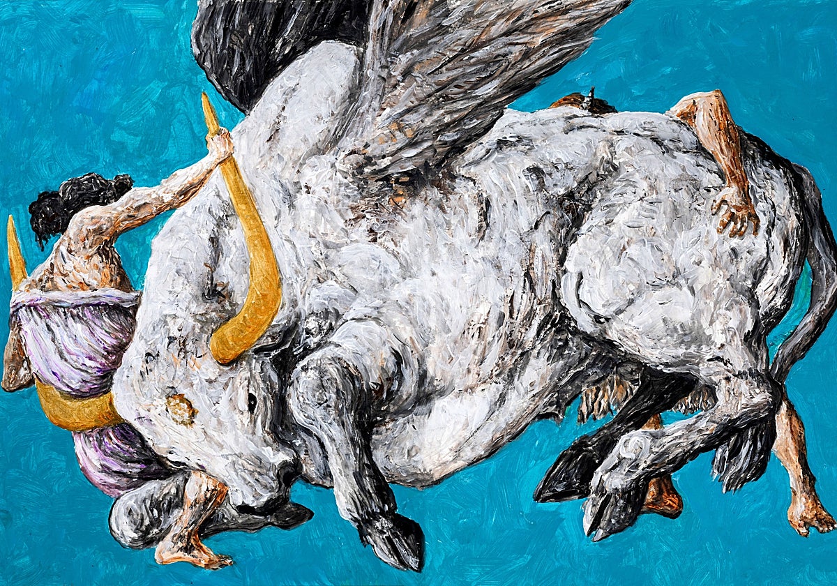 Ilustración de Francis Marchena para 'Gilgamesh'