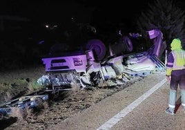 Muere un camionero en un accidente de tráfico en la A-4 en Carmona