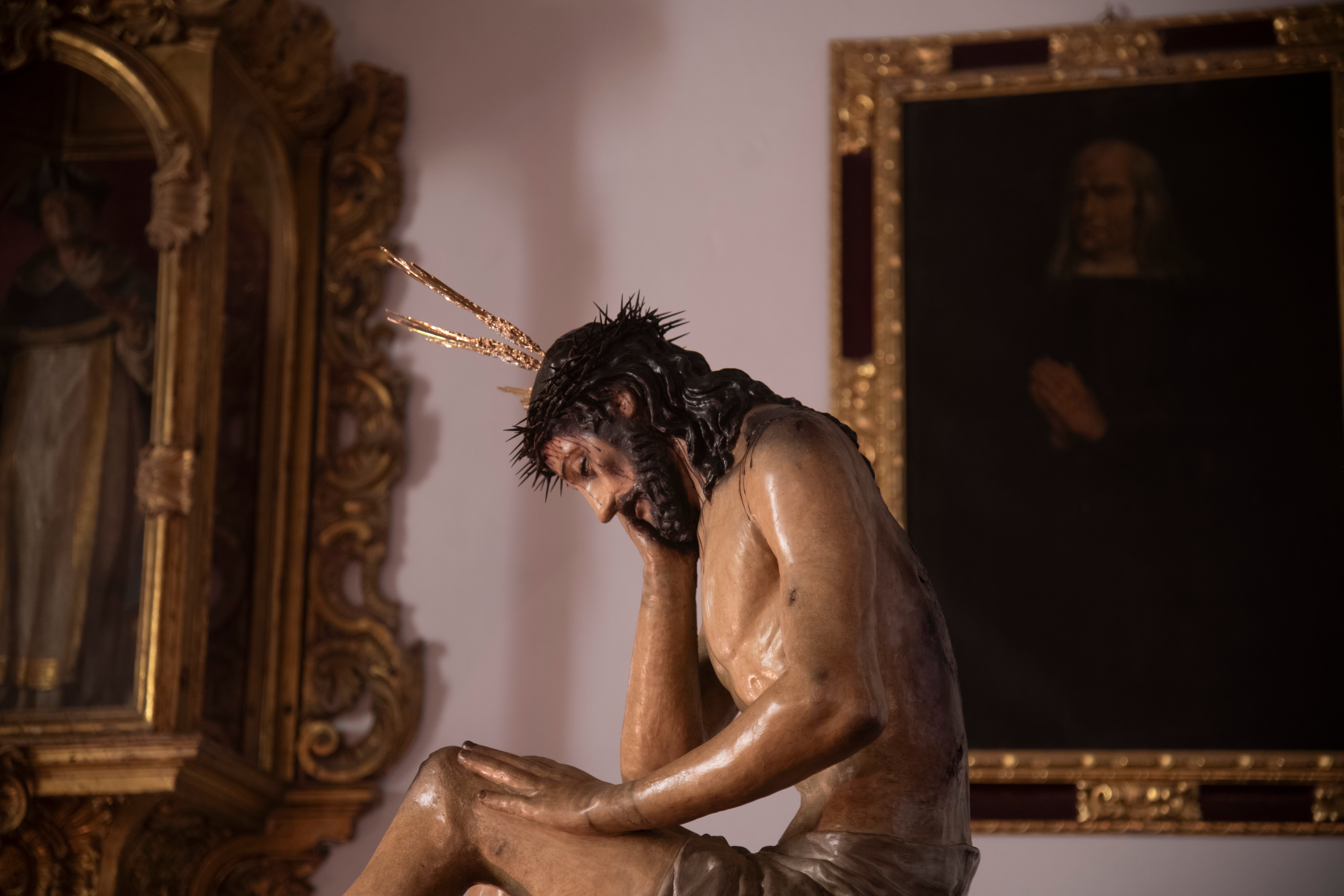 Las imágenes delvía crucis del Señor de la Humildad y Paciencia