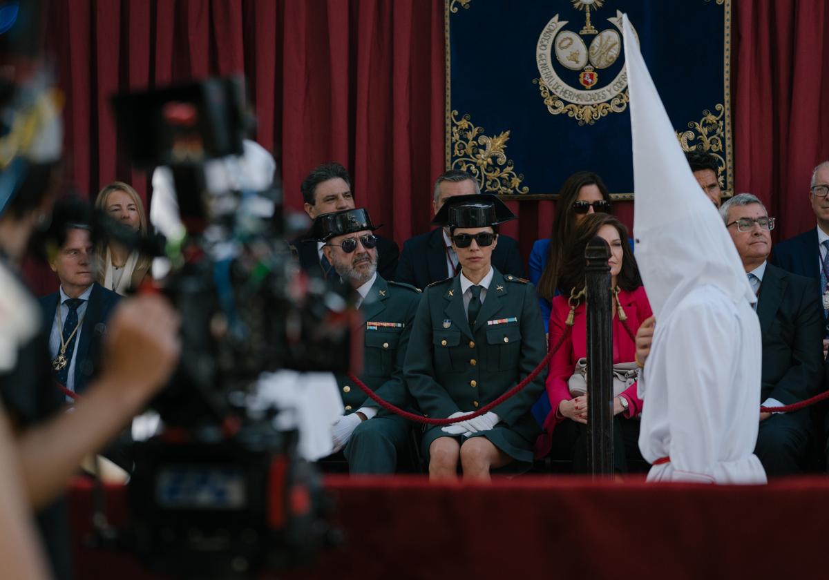 Maribel Verdú en el rodaje de la serie 'Cuando nadie nos ve'