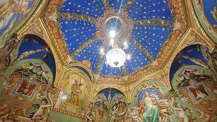 El 'cielo' del antecamarín