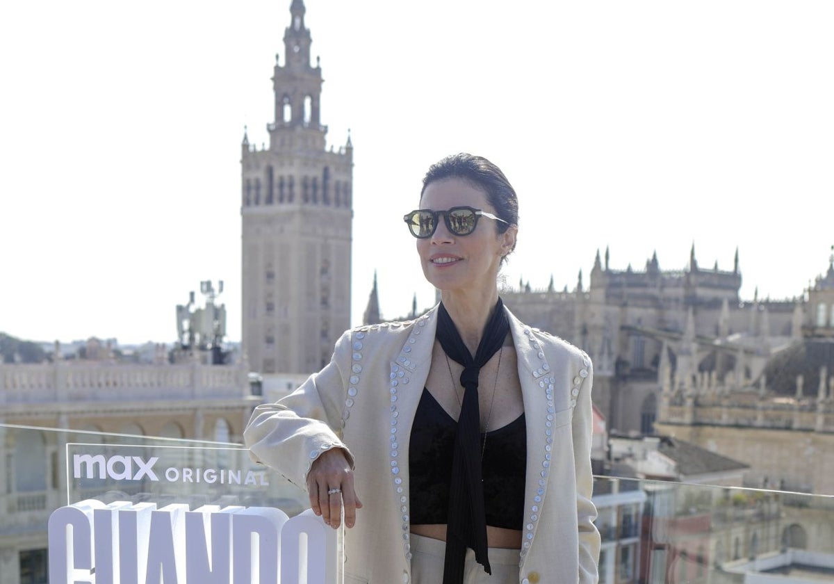 Maribel Verdú, durante la presentación de la serie 'Cuando nadie nos ve'