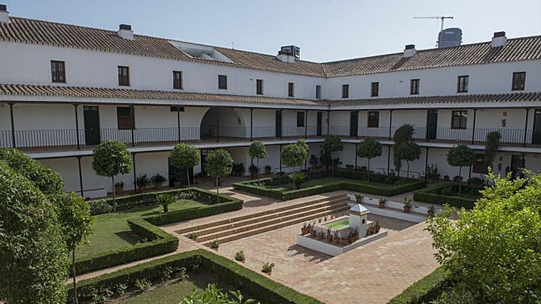 Actual comunidad de vecinos donde antes estaba el convento de San Laureano