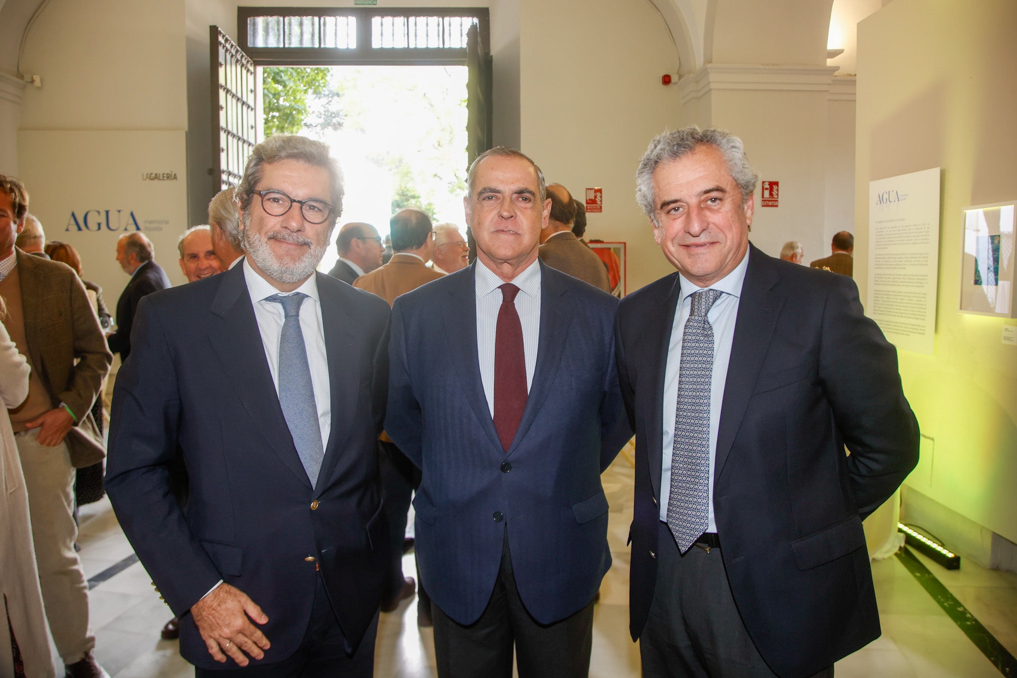 Carlos Cejudo, Jerónimo Rodríguez y Augusto Jannone