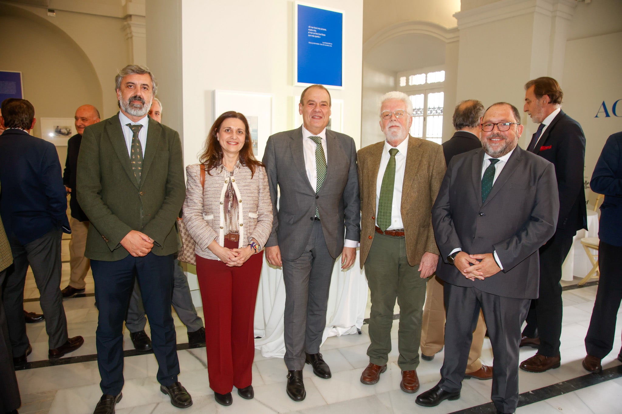 Guillermo González, Carmen Corral, José María Vela, Ricardo Serra y Rafael Peral