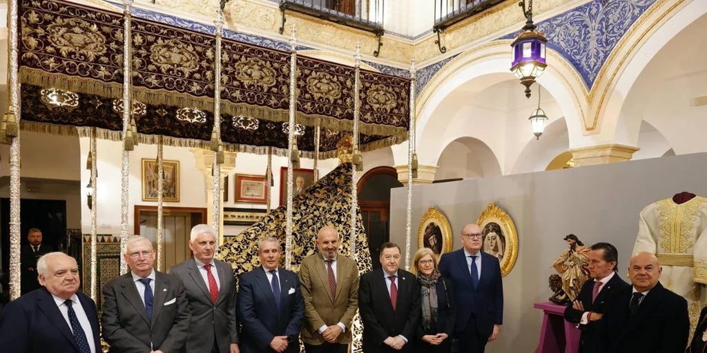 El Mercantil inaugura la muestra de estrenos y restauraciones de la Semana Santa de Sevilla 2025