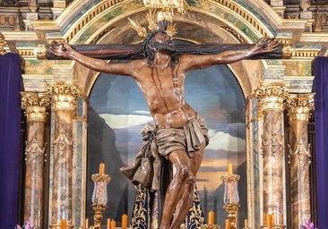 Así se encuentra el Cristo de la Expiración del Museo de Sevilla para el vía crucis a San Andrés