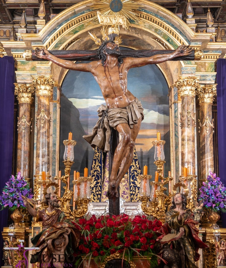 Así se encuentra el Cristo de la Expiración del Museo de Sevilla para el vía crucis a San Andrés