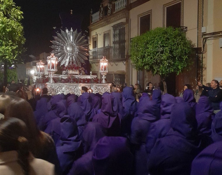Los penitentes llevaban grilletes en los pies