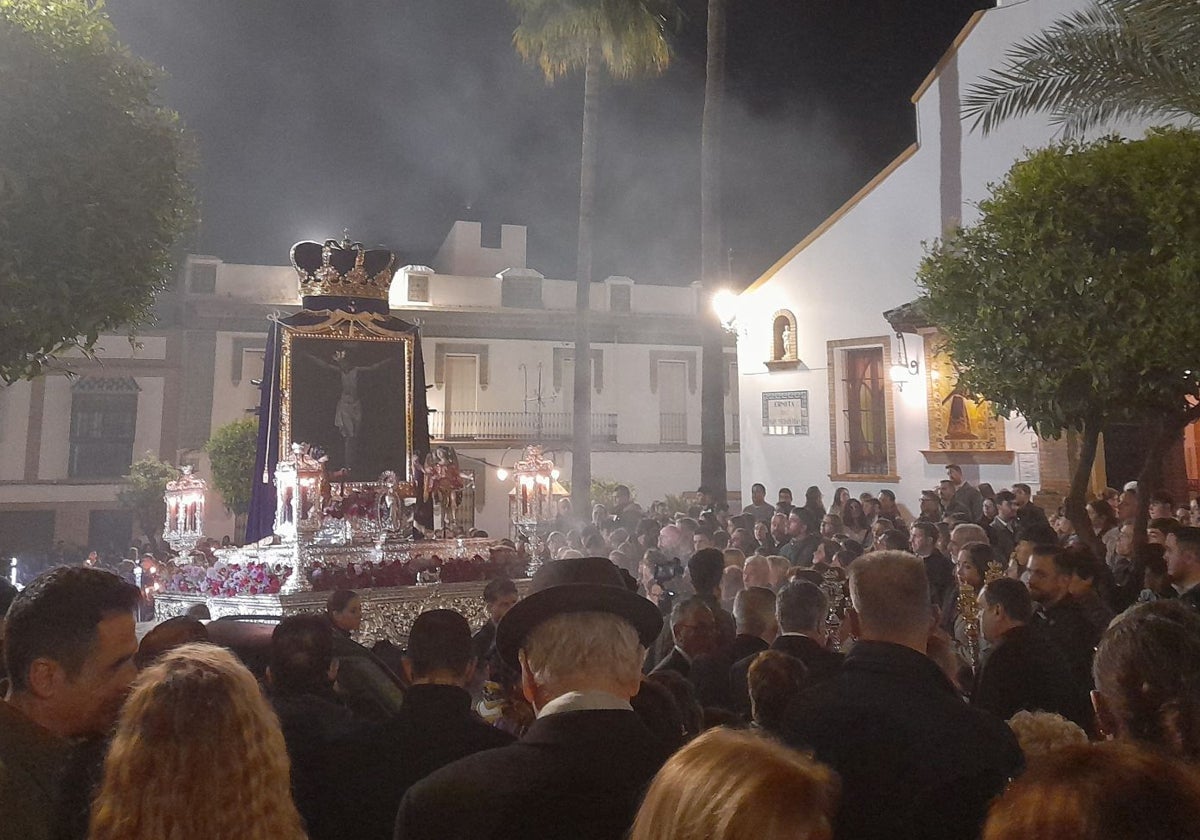 El Cristo de la Cárcel en su característica procesión