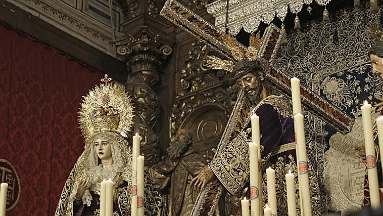 Jesús Nazareno y Virgen de la Concepción de la Hermandad del Silencio de Sevilla