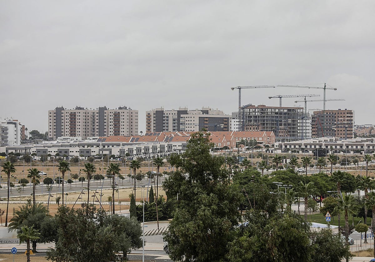 Construcción de pisos y viviendas unifamiliares en Entrenúcleos, Dos Hermanas