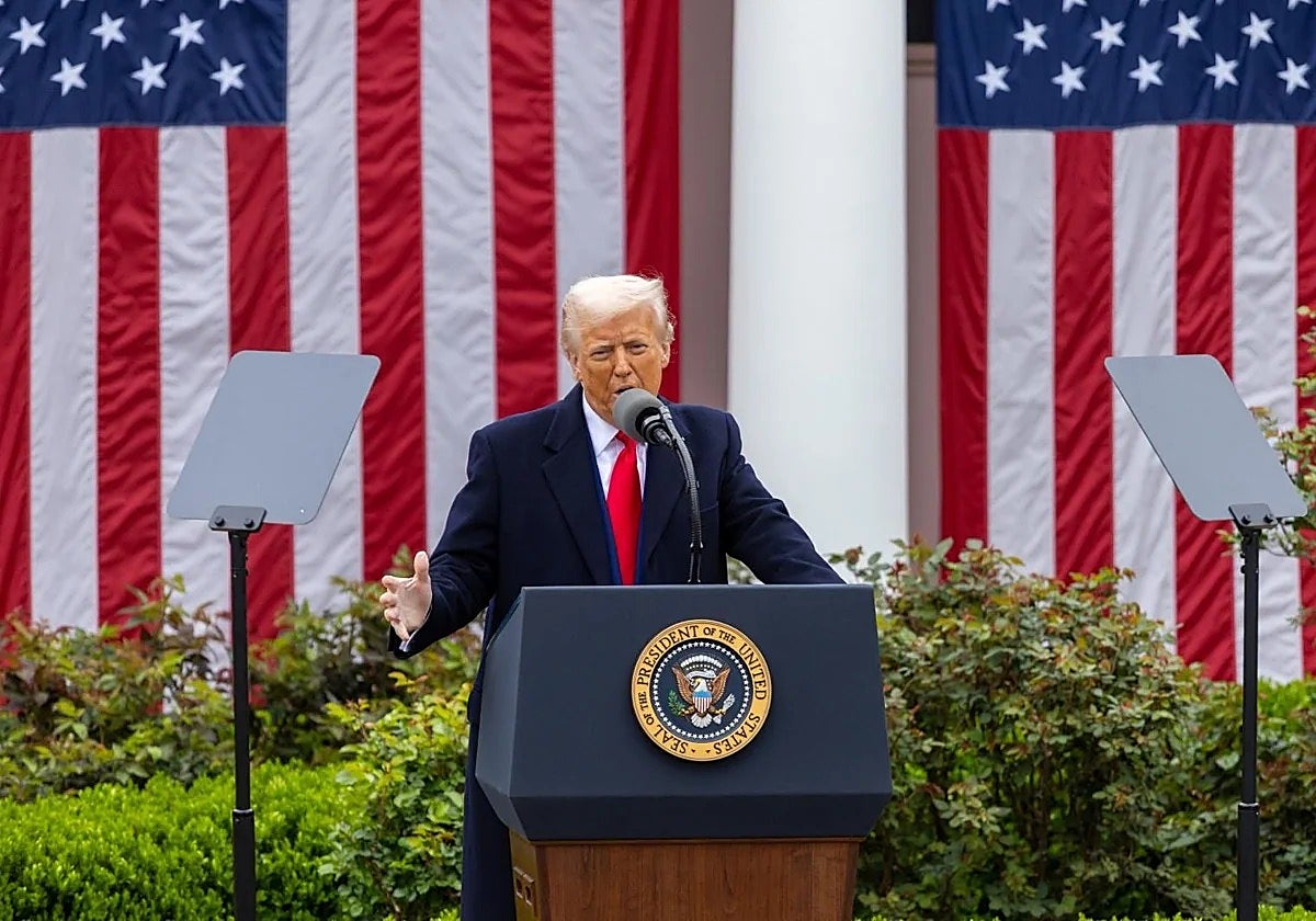El presidente de Estados Unidos, Donald Trump, en la Casa Blanca