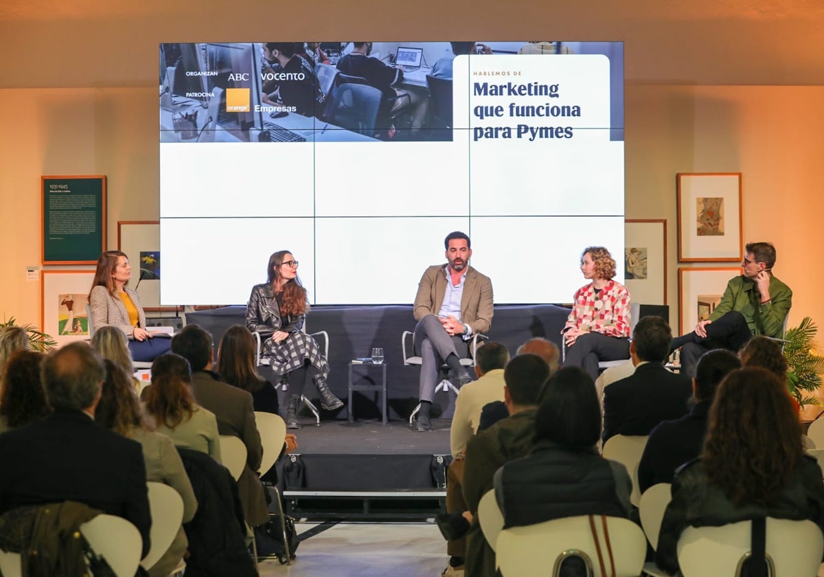 Mesa redonda durante el encuentro 'Marketing que funciona para Pymes'