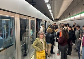 Reabre la estación del metro de Sevilla en Amate tras las fuertes lluvias