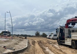 Nuevo aparcamiento gratuito con 527 plazas junto al apeadero de Olivar de Quintos