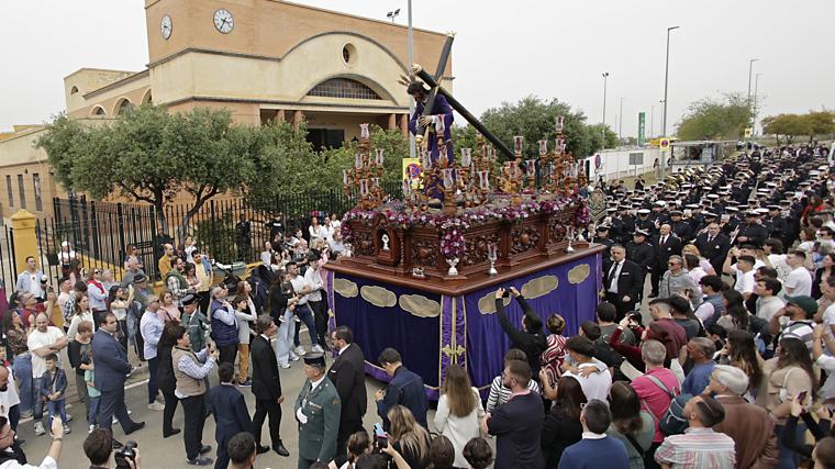 La Hermandad de Padre Pío el pasado Sábado de Pasión