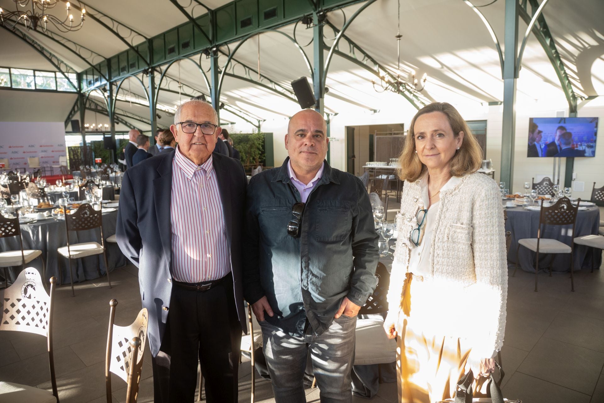 José Pizarro, Juan José Vargas y Carmen Menéndez
