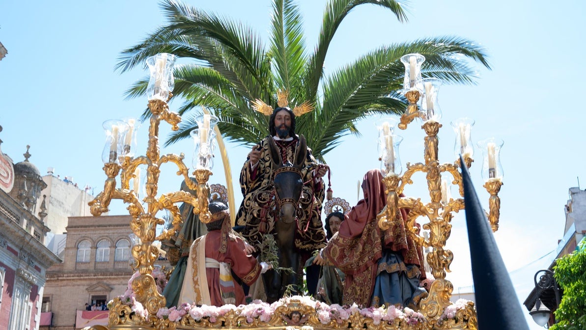 Paso de misterio de La Borriquita de Sevilla