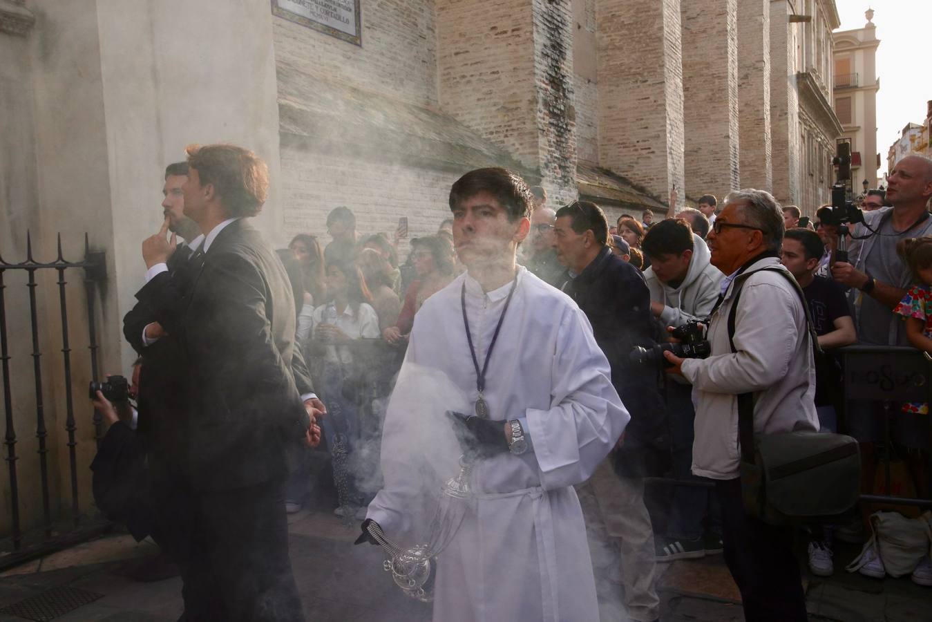 La hermandad del Cristo de la Corona este Viernes de Dolores