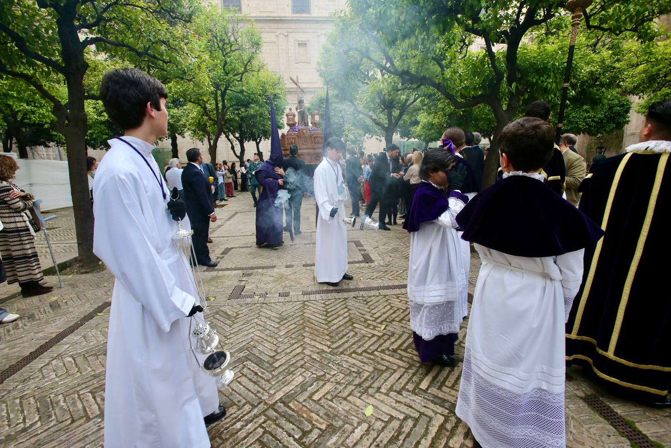 La hermandad del Cristo de la Corona este Viernes de Dolores