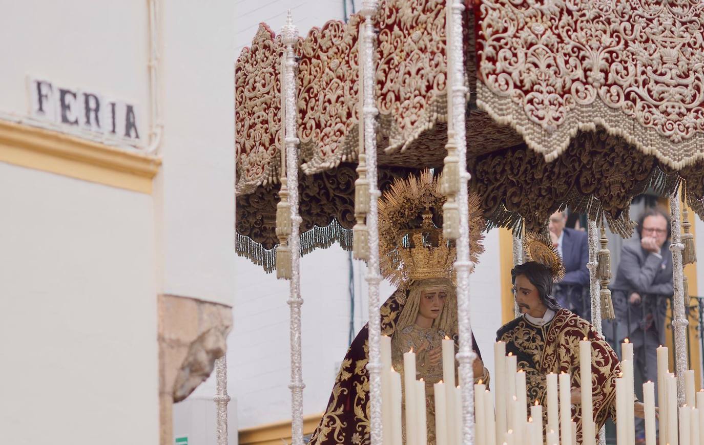 Estación de penitencia de la hermandad de la Amargura este Domingo de Ramos