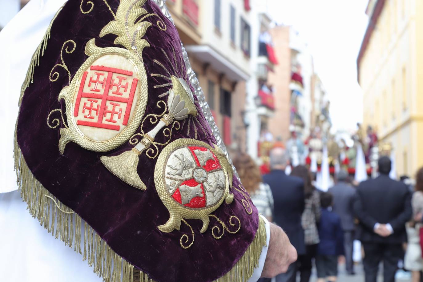 La hermandad de la Cena realiza su estación de penitencia este Domingo de Ramos