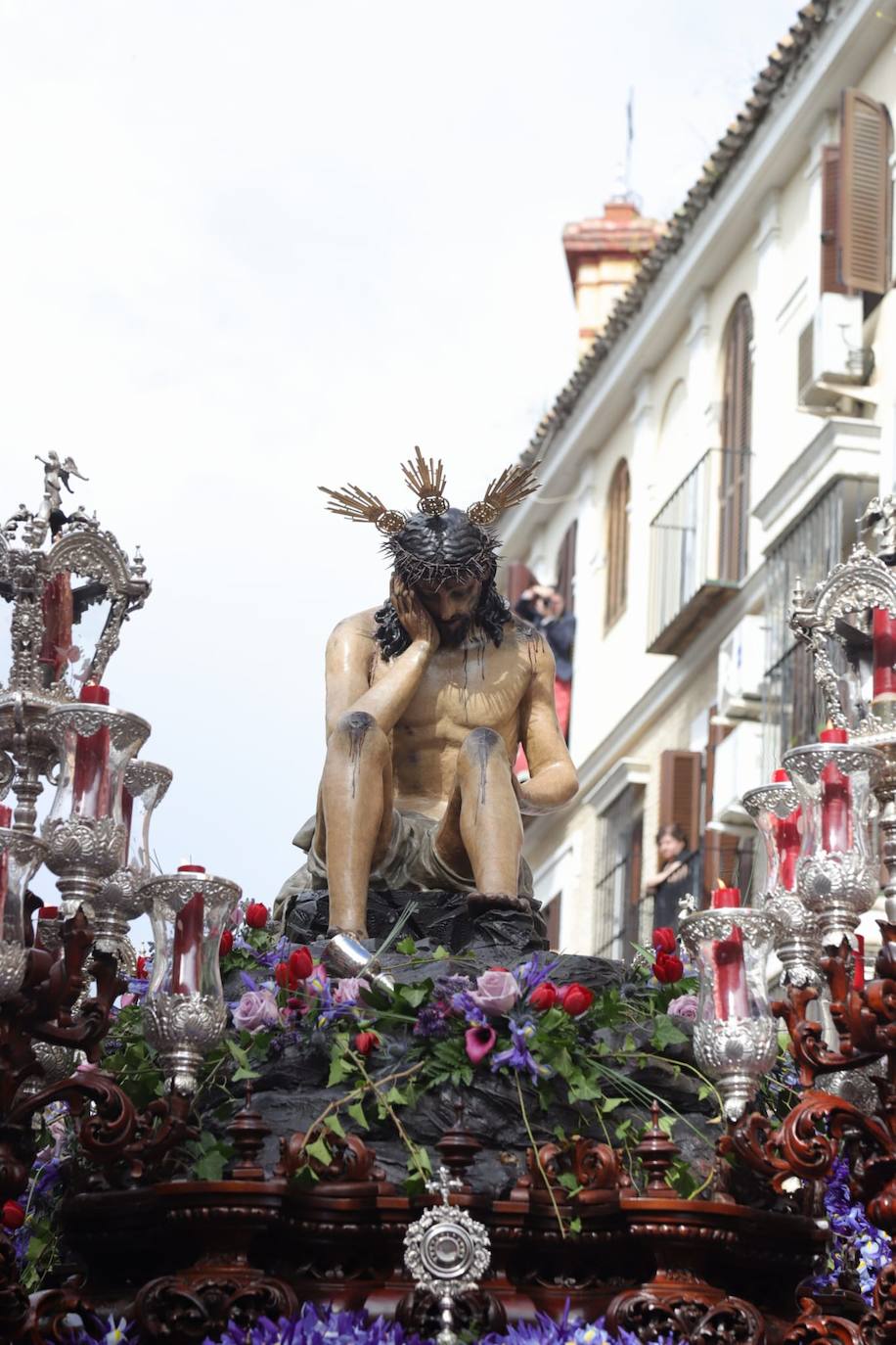 La hermandad de la Cena realiza su estación de penitencia este Domingo de Ramos