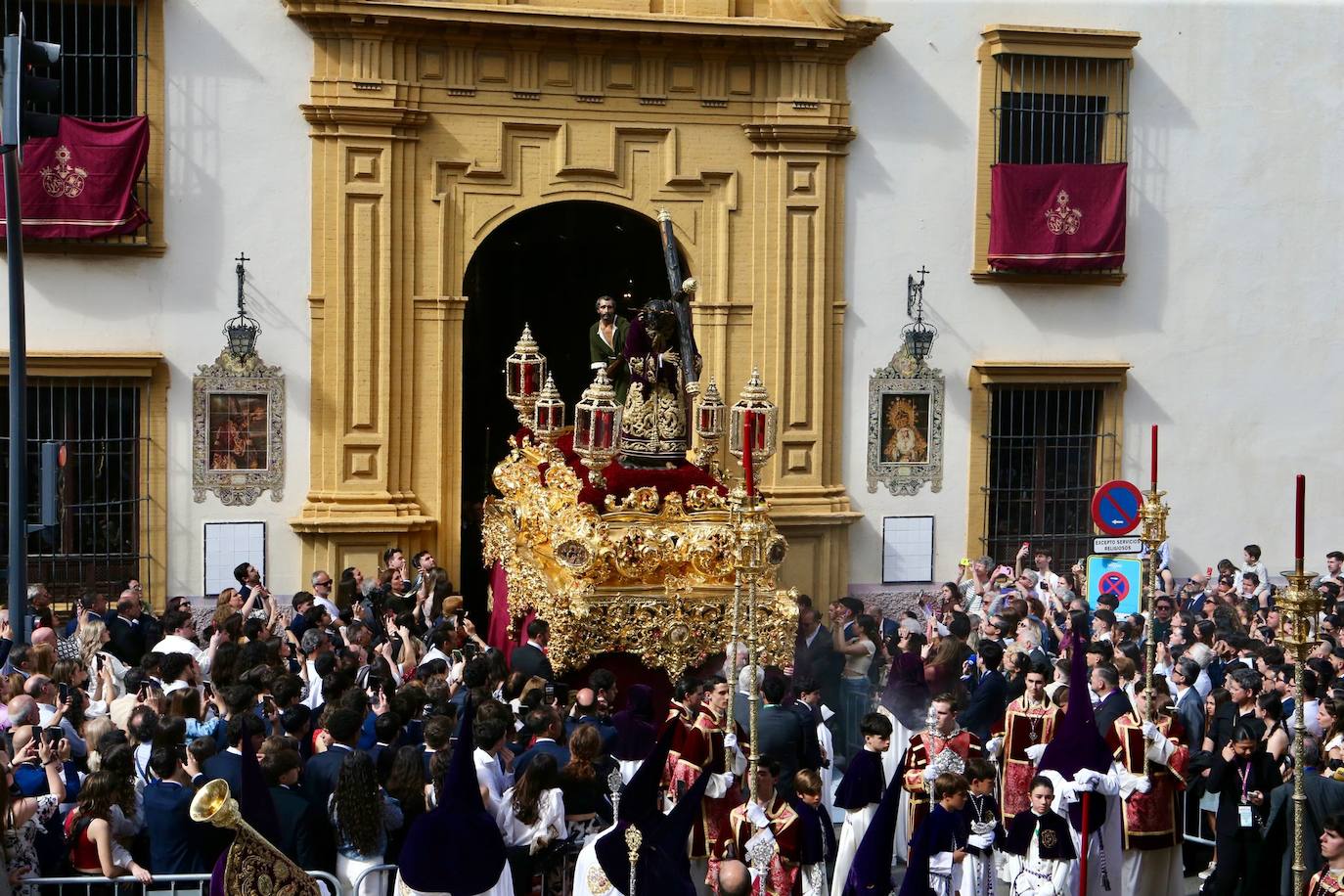 El Señor de la Penas y la Virgen de Gracia y Esperanza este Domingo de Ramos