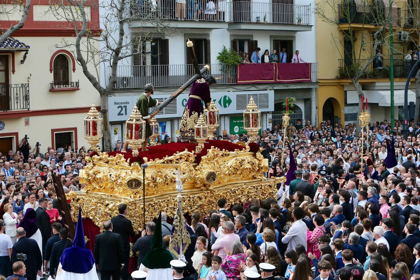 El Señor de la Penas y la Virgen de Gracia y Esperanza este Domingo de Ramos