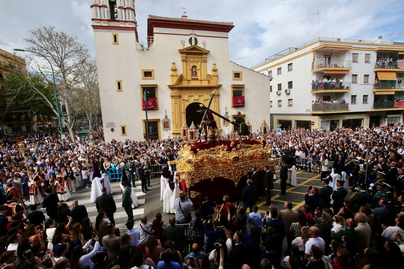 El Señor de la Penas y la Virgen de Gracia y Esperanza este Domingo de Ramos
