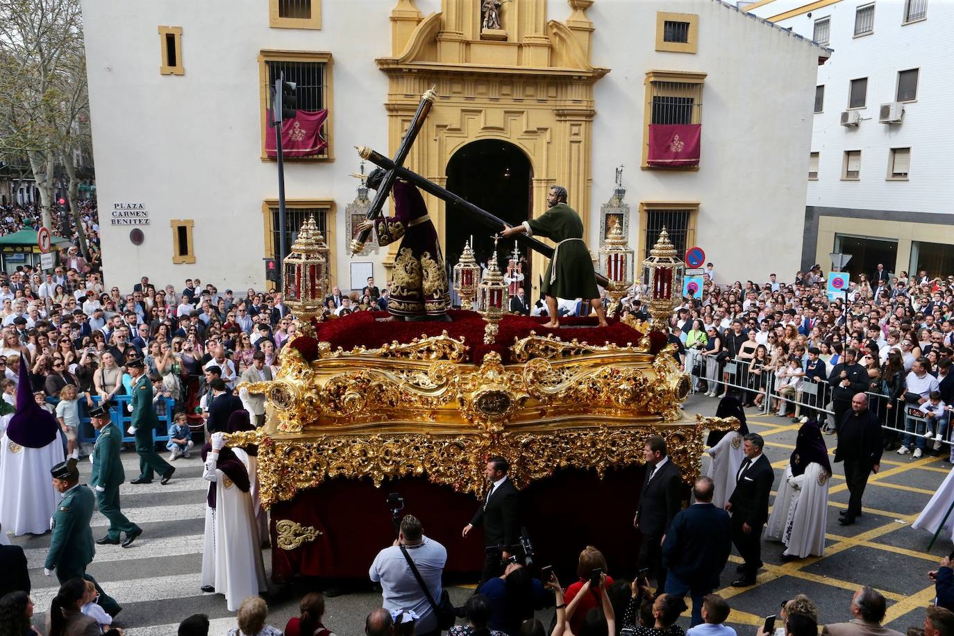 El Señor de la Penas y la Virgen de Gracia y Esperanza este Domingo de Ramos