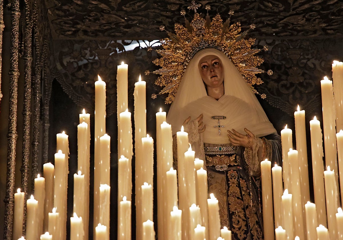 Virgen de las Aguas de la hermandad del Museo