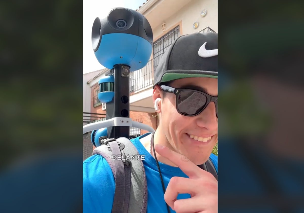 El usuario de TikTok, @joselarax, contando su día a día en el trabajo