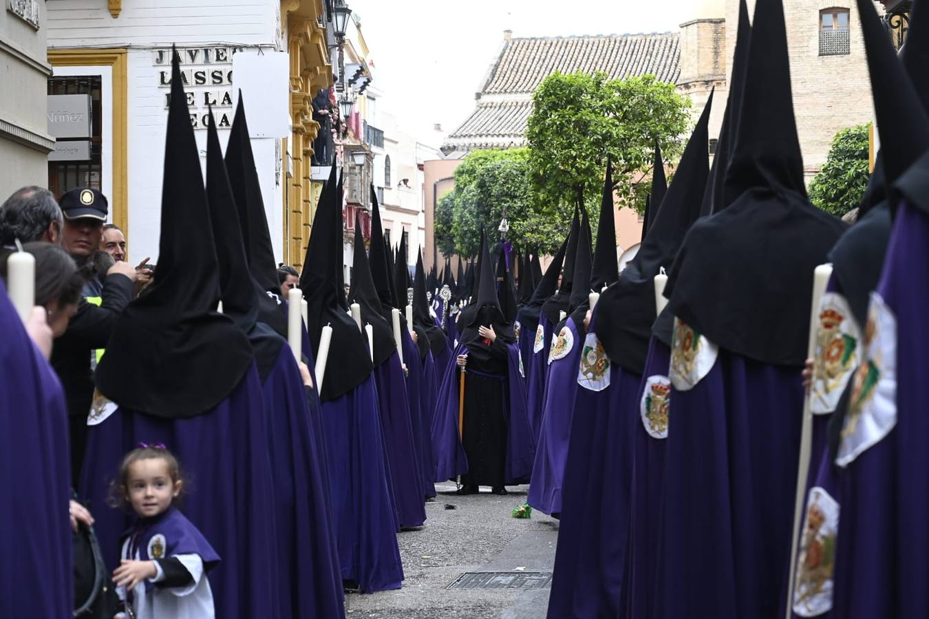 El misterio del Prendimiento de Castillo Lastrucci es uno de los pasos más grandes de la Semana Santa